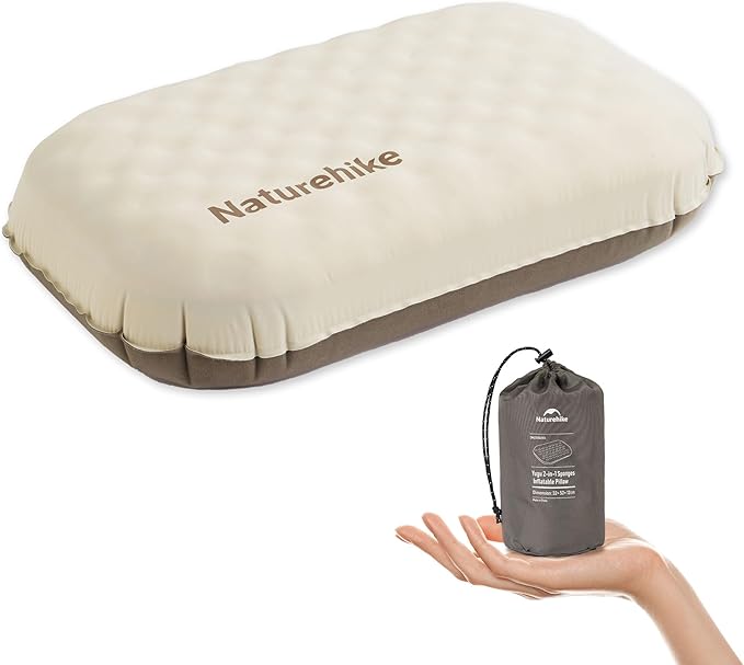 Naturehike – Yugu 2-in-1 taisnstūra tūrisma spilvens